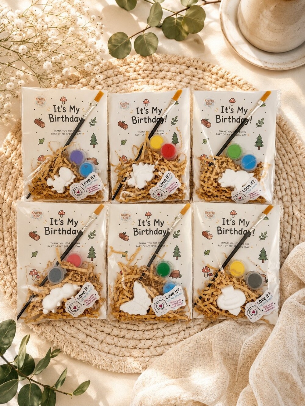 DIY Painting Kits for Kids Parties & Adult Craft Events - Large Kit Pack of 10